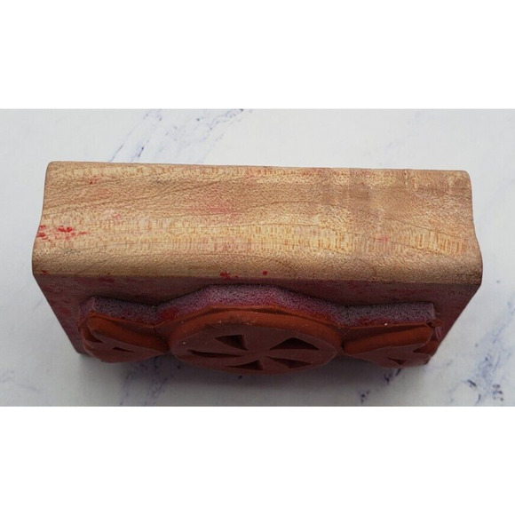 Peppermint Candy Christmas Starlight Mint Hot Potatoes Wood Mounted Rubber Stamp - Picture 4 of 7